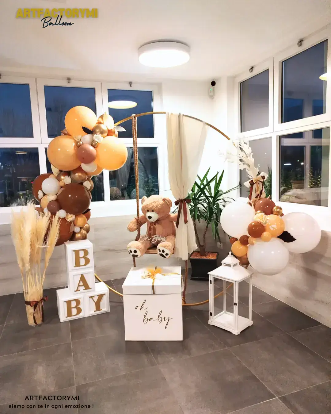 Allestimento Gender Reveal Teddy